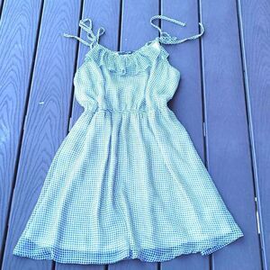 Forever 21 Gingham Check Plaid Sundress